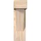 Ekena Millwork Traditional Block Smooth Bracket w/ Offset Brace, Douglas Fir, 5 1/2"W x 14"D x 18"H BKT0604X14X18TRA05SDF - alternate 3